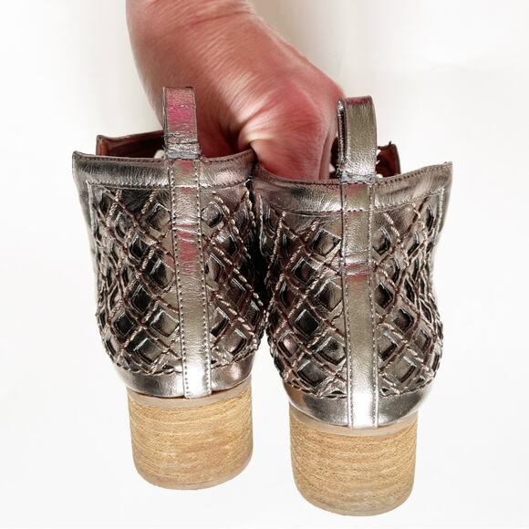 Jeffrey Campbell Silver Taggert Booties - Picture 5 of 8
